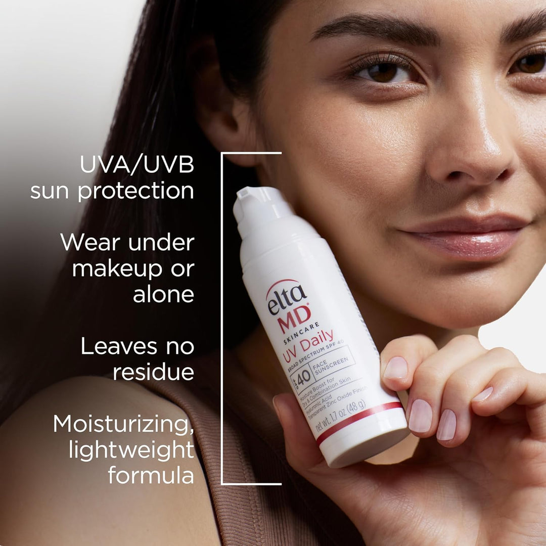 EltaMD - Hidratante facial con protector solar UV diario con óxido...