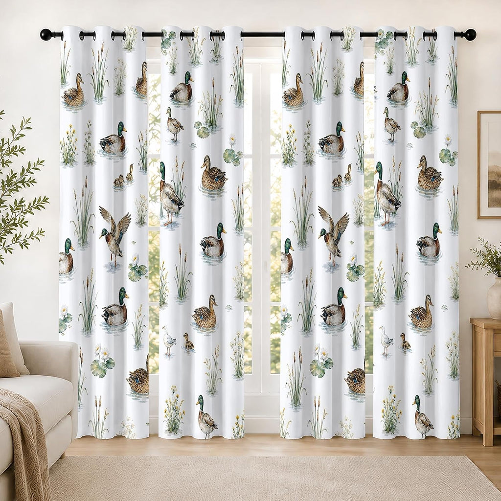 4 paneles de cortinas opacas, cortinas de oscurecimiento de