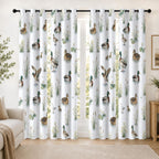 4 paneles de cortinas opacas, cortinas de oscurecimiento de