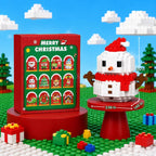 Calendario de Adviento de Navidad, bloques de construcción, 12 días Mini