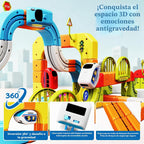 Juego de tren eléctrico 91PCS estándar 3D STEM Track Toy