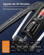 Merach Twister Entrenador de Antebrazos, 22-440 lb Potenciador Hidráulico de Fuerza | Expansor de Pecho Ajustable para Casa, Equipo de Fitness para Entrenamiento de Músculos del Hombro, Fortalecedor de Brazos para Ejercicio