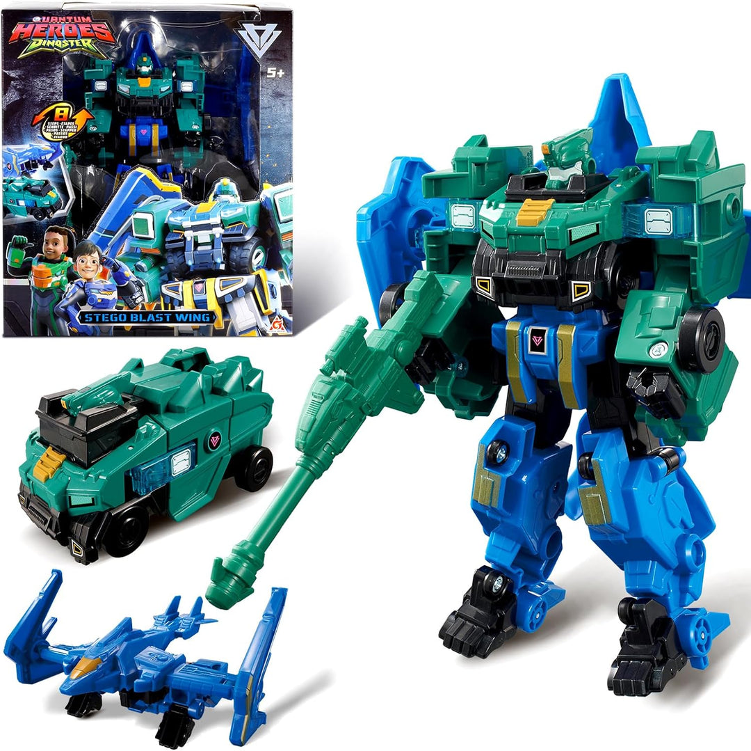 QUANTUM HEROES DINOSTER Juguetes Transformables, Robot Transformabl...