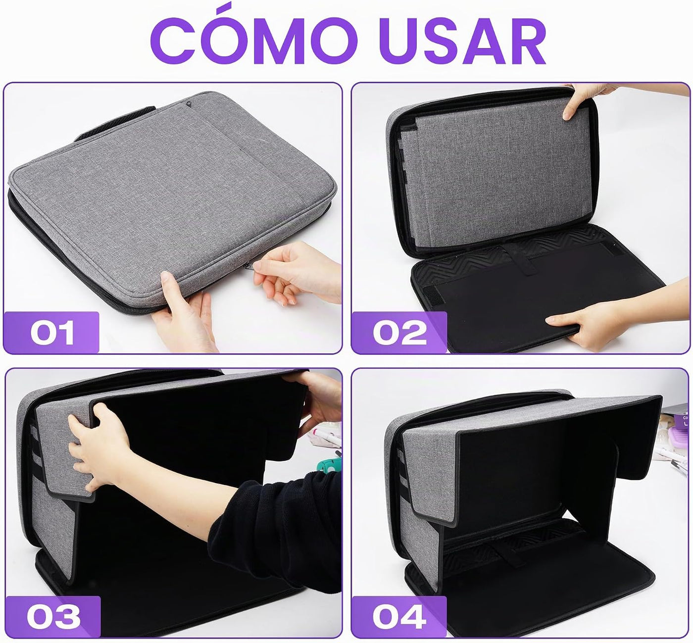 Parasol para laptop para exteriores y carcasa rígida 2 en 1, tienda...