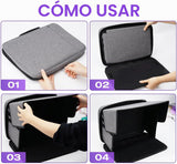 Parasol para laptop para exteriores y carcasa rígida 2 en 1, tienda...