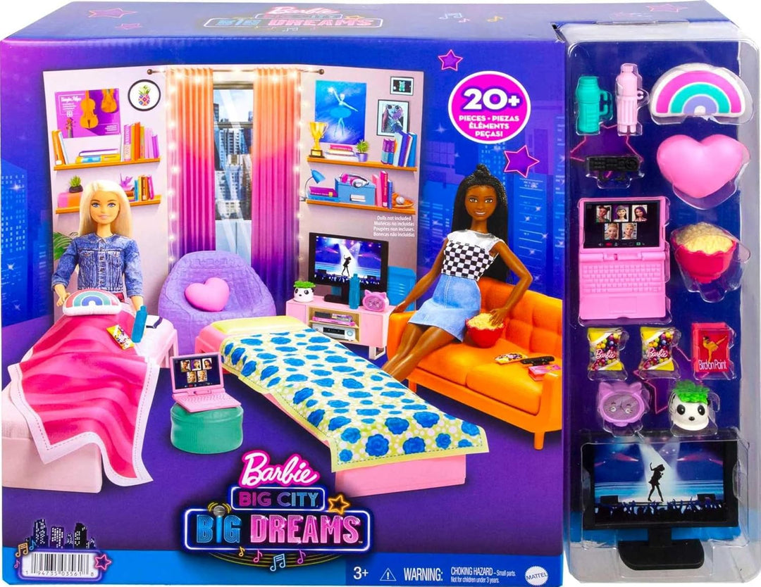 Barbie Juego de juguete, Big City, Big Dreams muebles y accesorios...