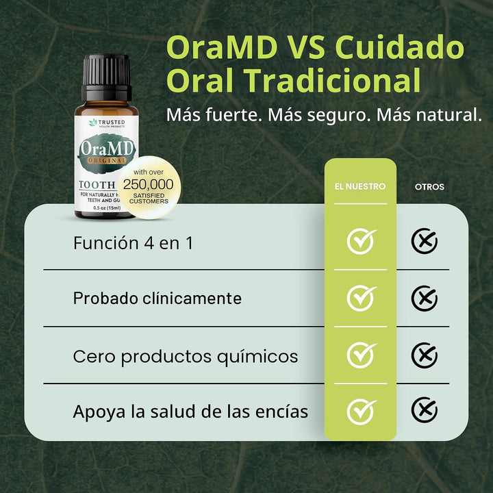 OraMD Aceite dental original (1) - Alternativa natural para pasta d...