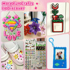 Funtopia Kit de 25600 cuentas fusibles, cuentas de 0.197 in para
