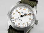 Hamilton Khaki Field Khaki Reloj de cuarzo para hombre, caja de acero