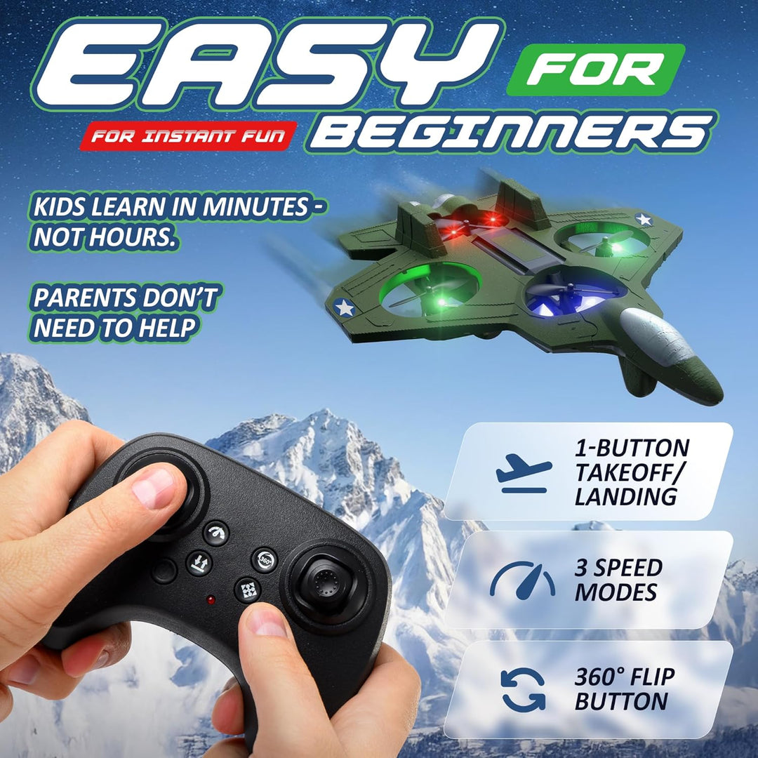 Avión de acrobacias RC Nutty Toys para niños y adultos - Vida de ba...