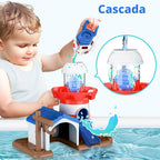 iPlay, iLearn - Juguete de baño para niños de 2 a 4 años, juego de juguetes para bañera y ducha