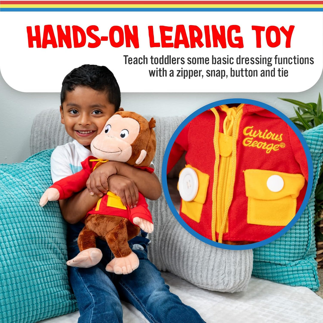 Kids Preferred Curious George Learn to Dress Monkey - Juguetes de p...