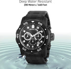Invicta Pro Diver - Reloj cronógrafo de cuarzo con correa de acero inoxidable, color plateado, modelo 26 0073