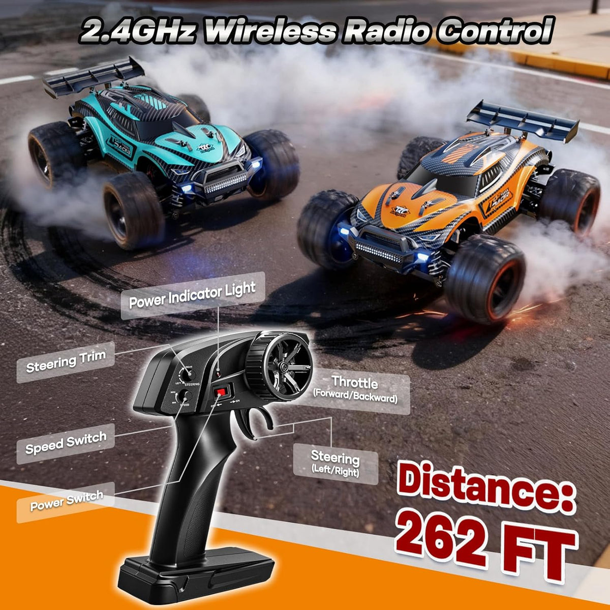 HOMETALL 1:18 Coches RC Rápidos para Adultos - 38+ KPH Coche de Con...