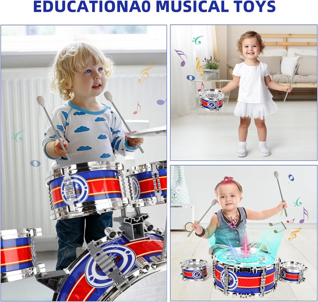 Juego de batería para niños pequeños de 1 a 3 años juego