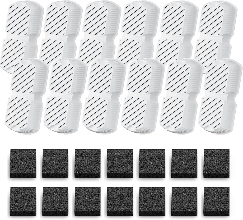 GROOKPET Reemplazo del filtro de fuente para perros: 24 filtros de fuente de agua para mascotas, juego de 6 meses de filtro de repuesto para fuentes de agua para perros GROOKPET para perros grandes