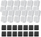 GROOKPET Reemplazo del filtro de fuente para perros: 24 filtros de fuente de agua para mascotas, juego de 6 meses de filtro de repuesto para fuentes de agua para perros GROOKPET para perros grandes