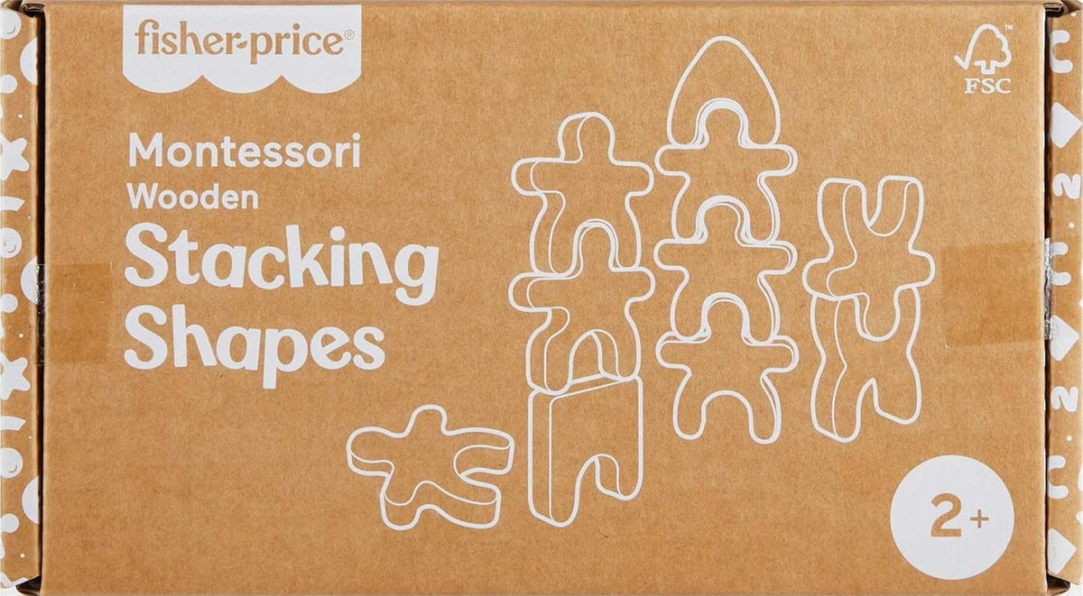 Fisher-Price Formas apilables de juguete Montessori de