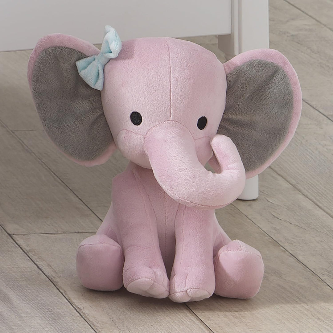 Bedtime Originals Twinkle Toes Peluche de elefante rosa