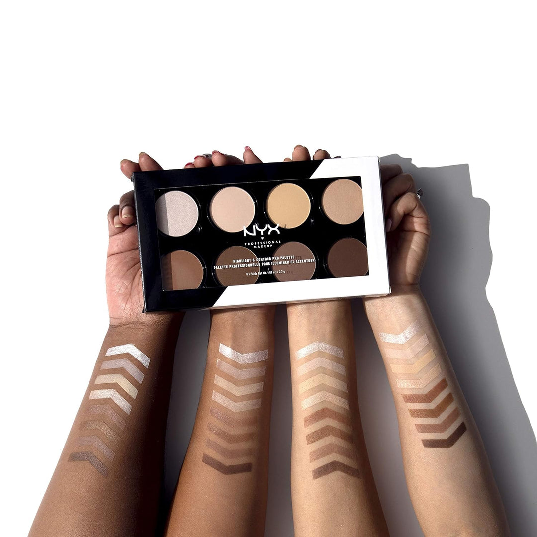 Paleta NYX profesional de contorno y resalte HCPP01