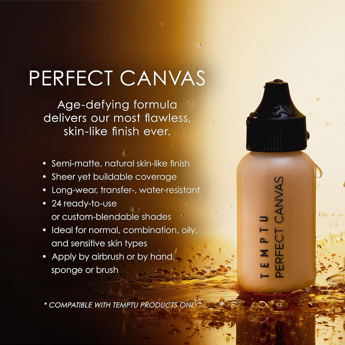 TEMPTU Kit de aerógrafo Air Flawless Complexion: sistema de aerógra...
