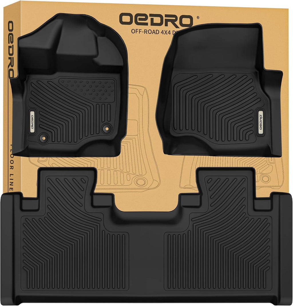 OEDRO Alfombrillas para Ford F-150 Super Cab/Extended Cab 2015-2026