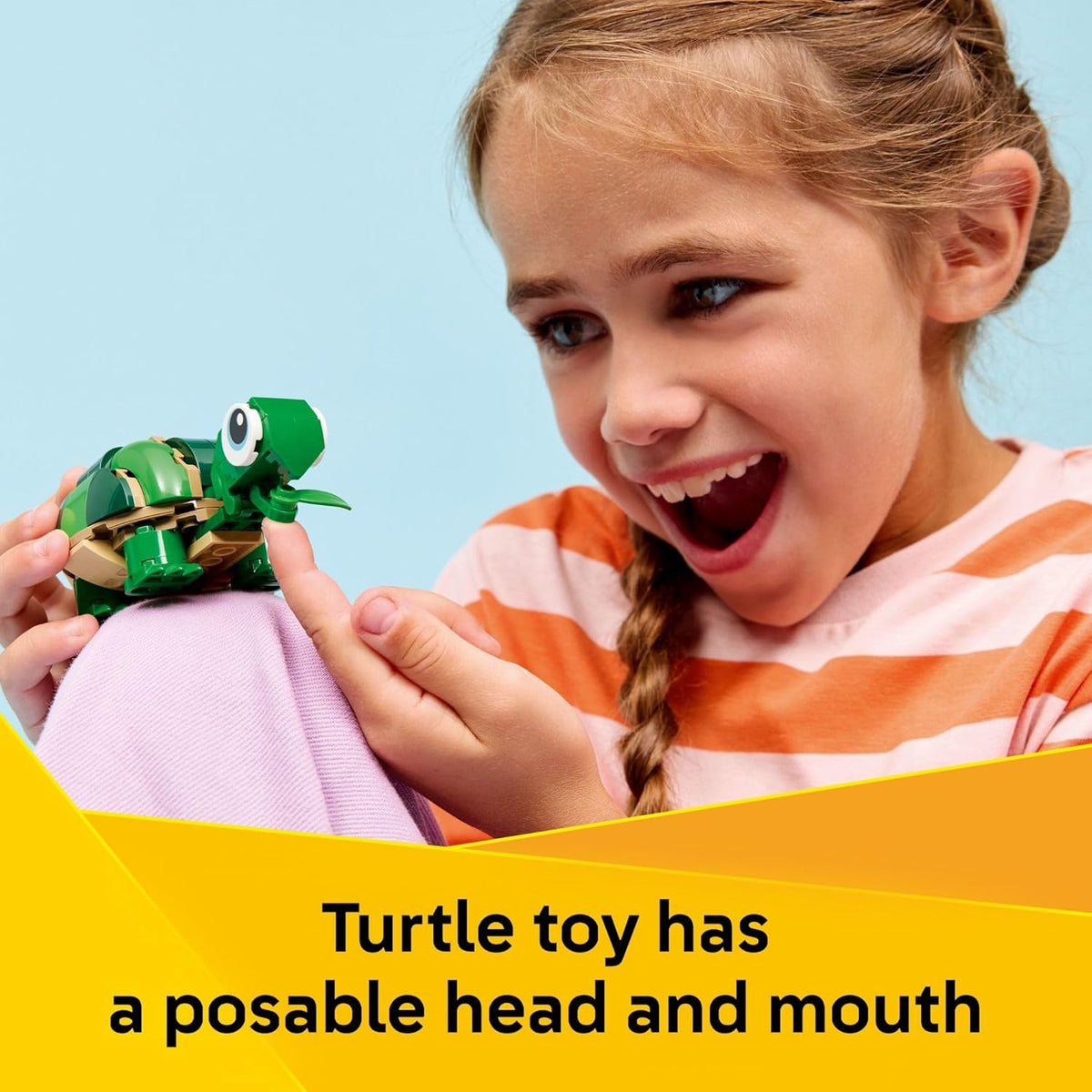 LEGO Creator 31377 - Tortuga 3 en 1 con una flor de lirio