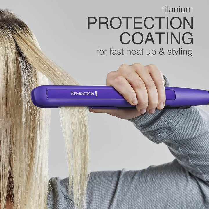 Remington Plancha plana de 1 pulgada, alisador de pelo con tecnolog...
