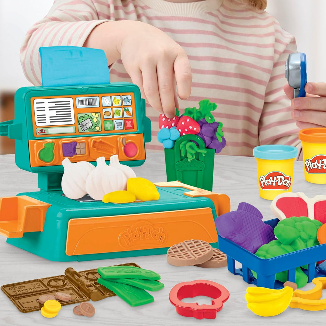Play-Doh Juguete de caja registradora 23 accesorios de