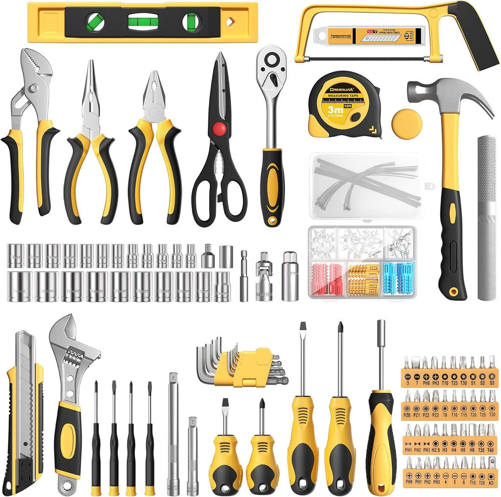 Kit de herramientas de 328 piezas para el hogar juego de