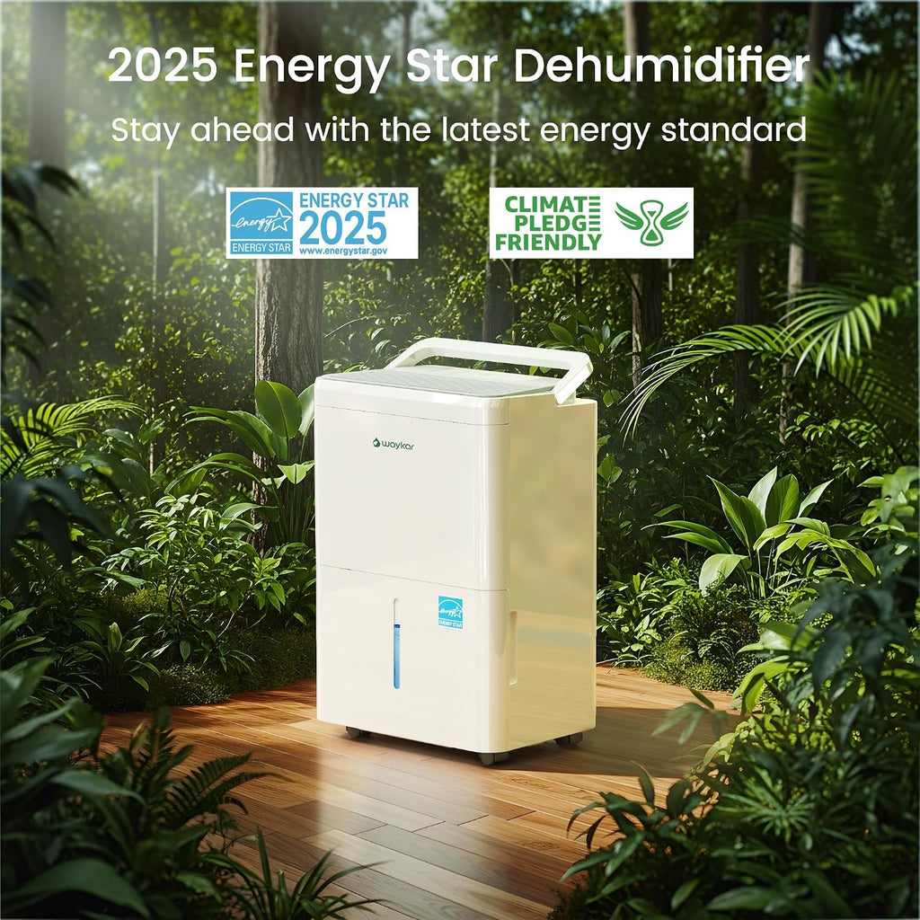 Waykar - Deshumidificador Energy Star 2025 de 30 pintas, 2000 pies