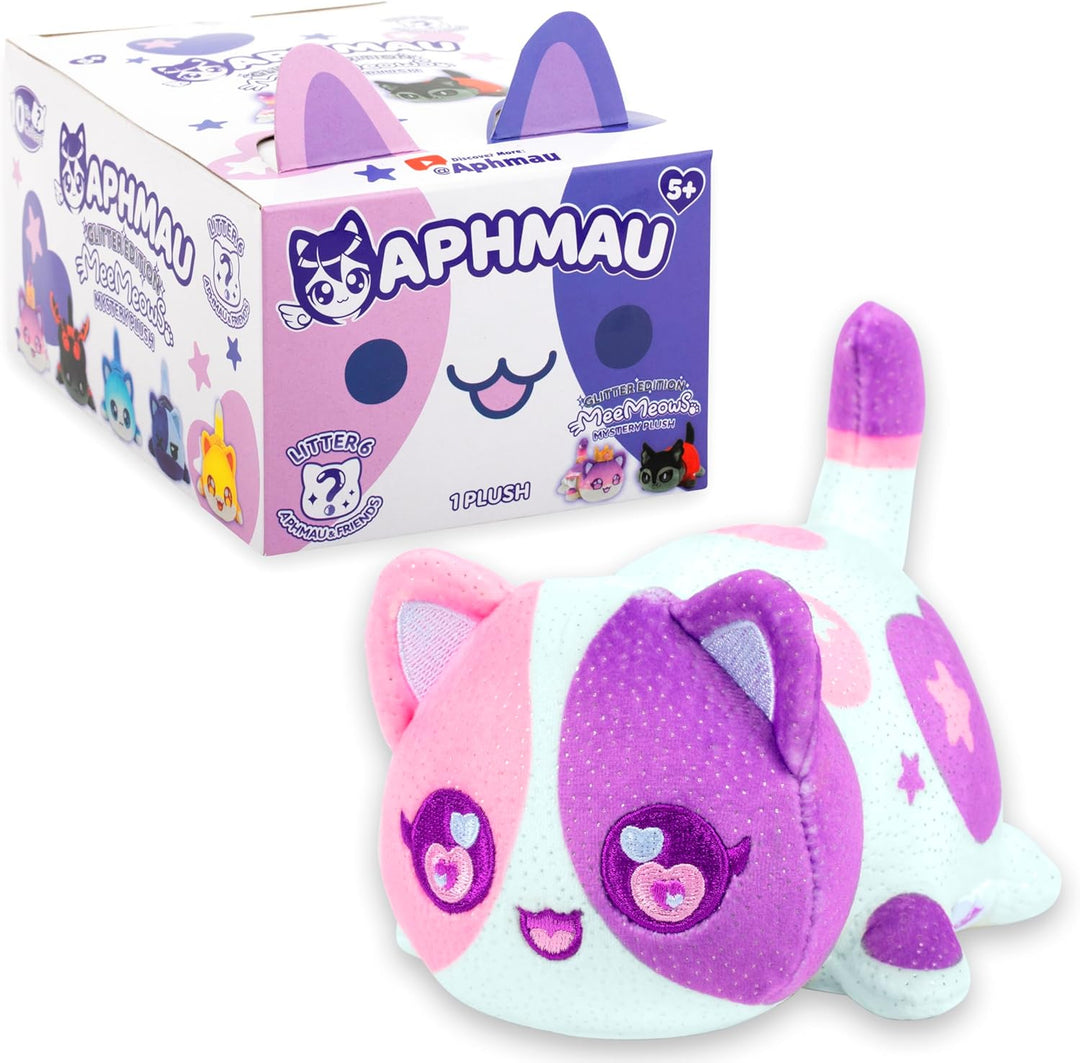 Aphmau Peluche misterioso MeeMeow de 6 pulgadas, serie 6; canal de...