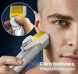 Recortadora de barba para hombres, kit magnético todo en uno para h...