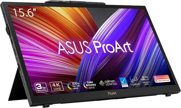 ASUS ProArt PA169CDV Monitor portátil con pantalla WACOM 4K USB-C d...