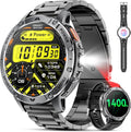Reloj inteligente militar para hombre, reloj inteligente de 1.7 pulgadas