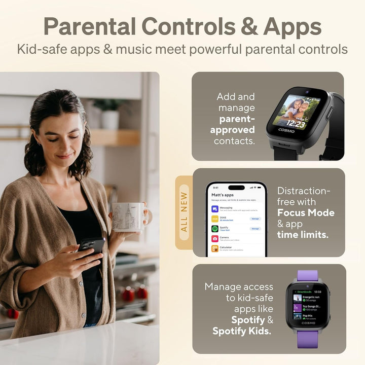 JrTrack 5 Kids Smart Watch de Cosmo El mejor reloj de
