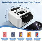 Automatic Card Shuffler, Card Shuffler Machine para 1-2 Decks