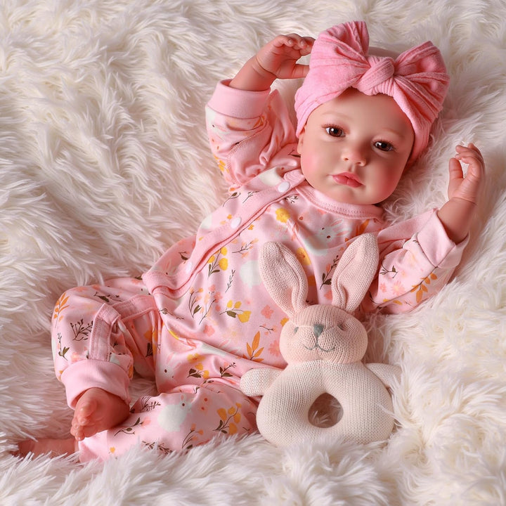 BABESIDE Reborn Baby Dolls - Muñeca realista de vinilo suave de 20...