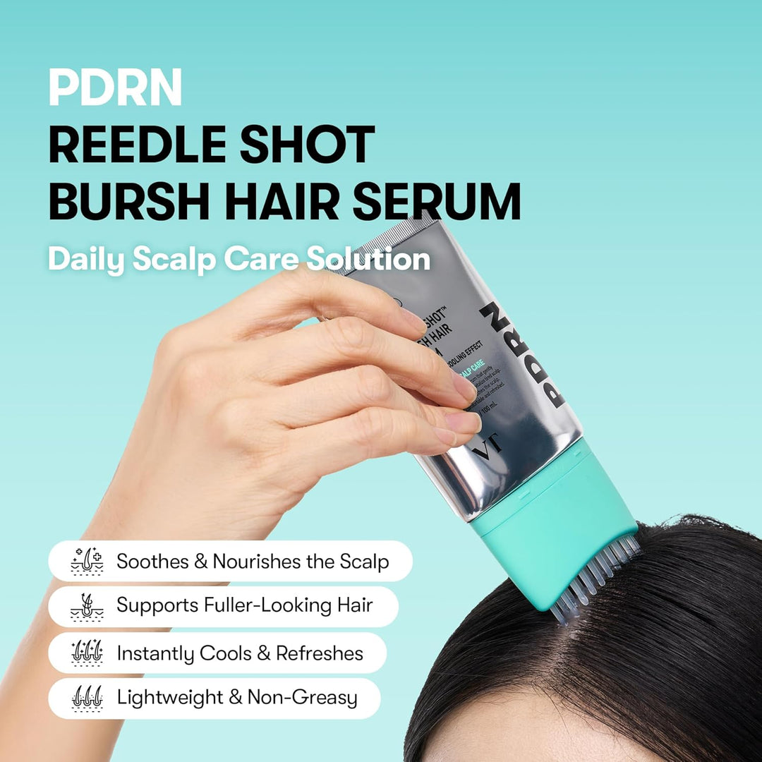VT COSMETICS PDRN Reedle Shot Brush - Suero para el cabello, refres...