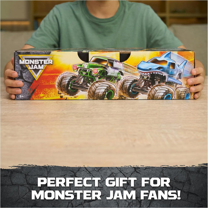 Monster Jam All Stars - Paquete de 4 camiones monstruo
