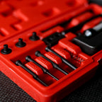 ABN Kit de herramientas para romper cadenas con estuche de almacenamiento, herramienta de extracción de remaches y eslabones de cadena de rodillos para cadenas de 35 a 630 motocicletas, bicicletas,