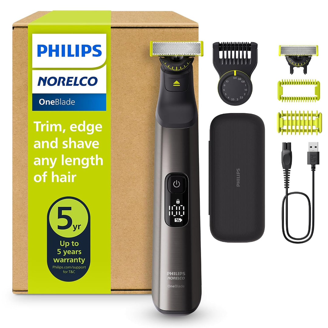 Norelco Philips OneBlade 360 Pro Face + Body, recortadora de barba...