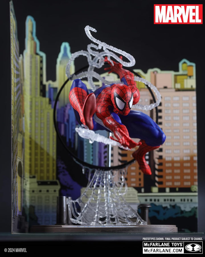 McFarlane Toys - Figura posada de Spider-Man de Marvel a escala 1\/...
