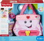 Fisher-Price Laugh & Learn My Smart Purse, rosa, juguete musical para bebé