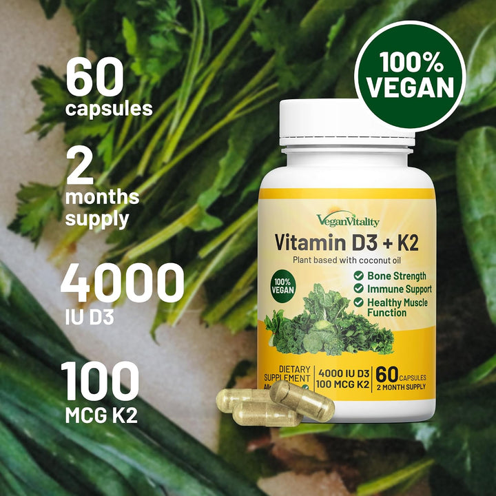 Vegan Vitality Paquete completo de bienestar de 6 meses: multivitam...