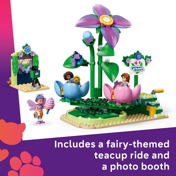 LEGO Friends Paseo en taza de té de hadas y flores giratorias 42702...