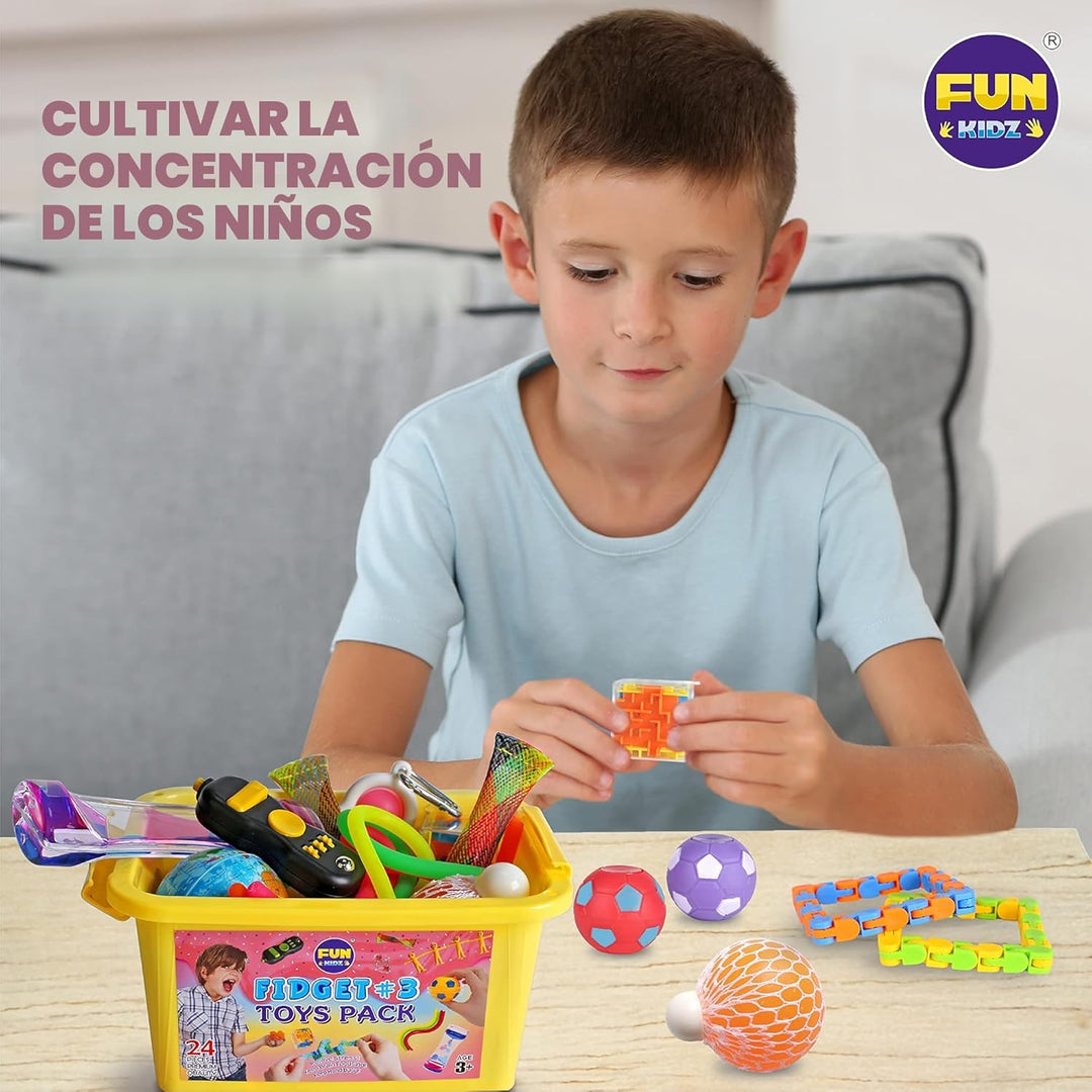 Paquete de Juguetes de Caja Antiestrés para Niños de 3 a 12 años, J...