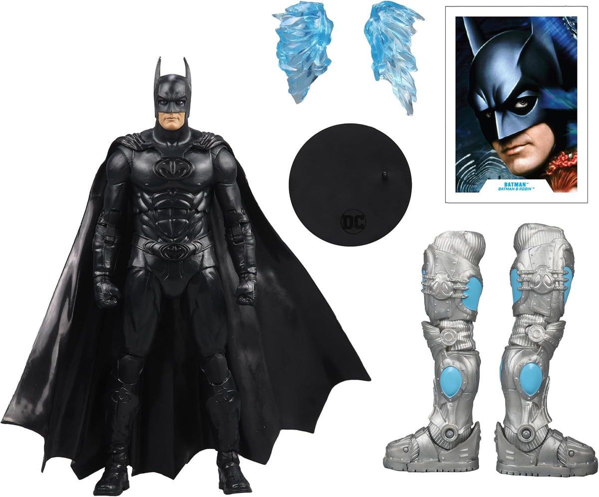 McFarlane Toys - DC Multiverse Batman (Batman & Robin) Figura de 7 pulgadas Build-, negro