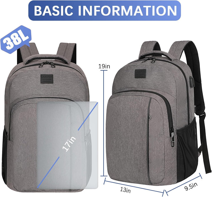 LARIPOP Mochila para laptop de viaje, de 15.6 pulgadas, mochila par...
