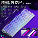 AULA Hero 68 HE Teclado para Juegos 60% con Cable, Teclado con Inte...